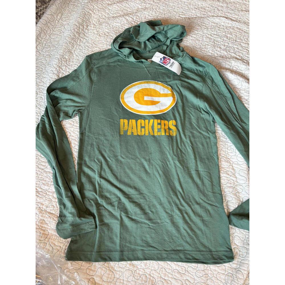 Green Bay Packers Men's Size Small Long Sleeve Hoodie Shirt #757